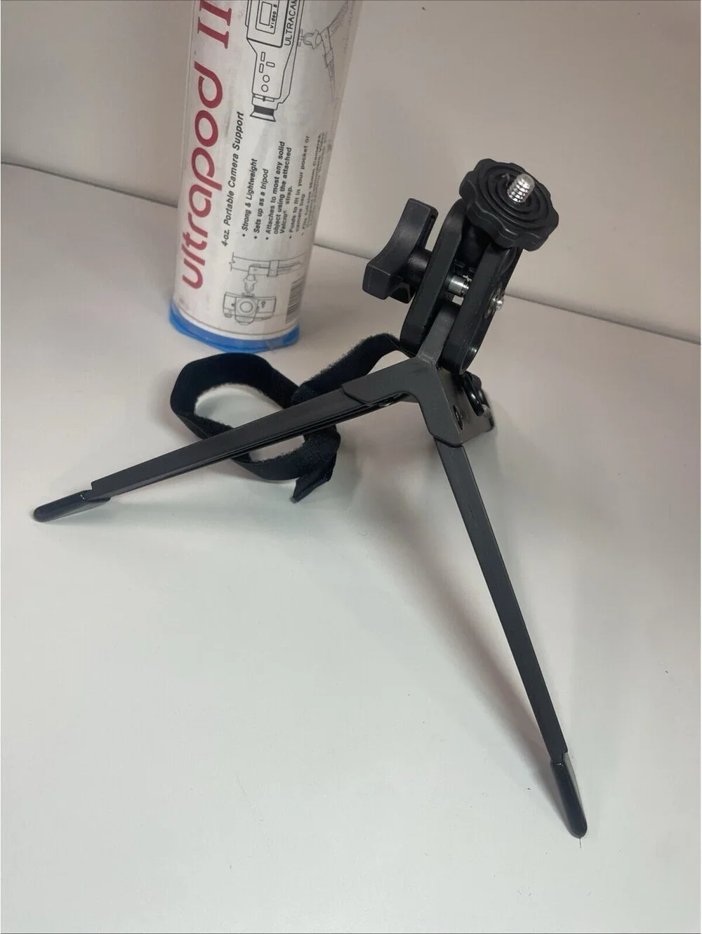 Ultrapod II Mini 4oz Camera Tripod Portable w/Original Case Strap